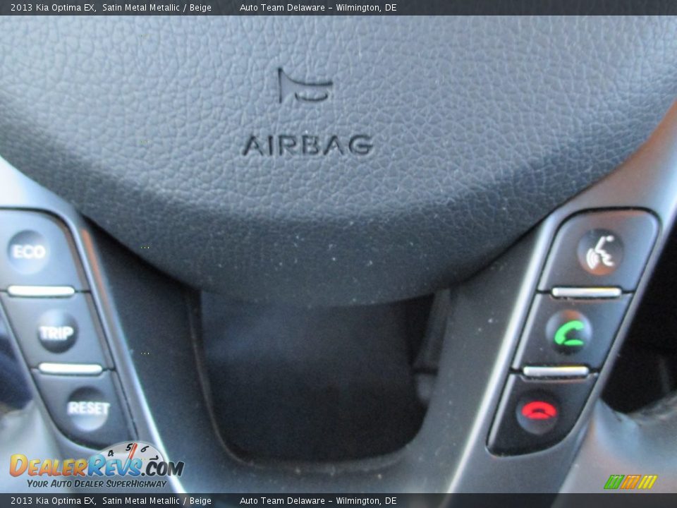 2013 Kia Optima EX Satin Metal Metallic / Beige Photo #27
