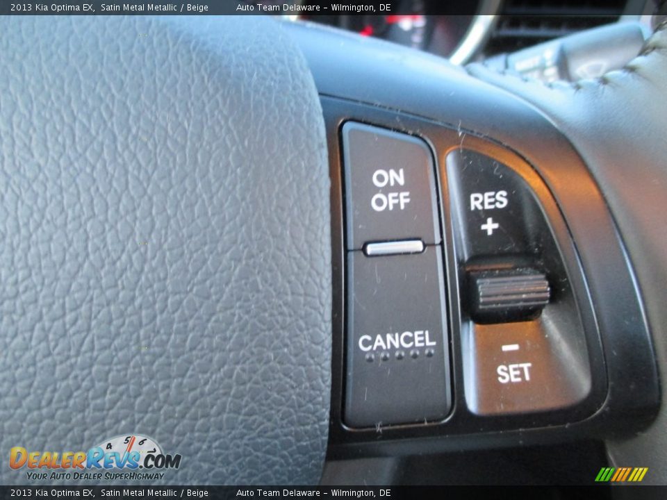 2013 Kia Optima EX Satin Metal Metallic / Beige Photo #28