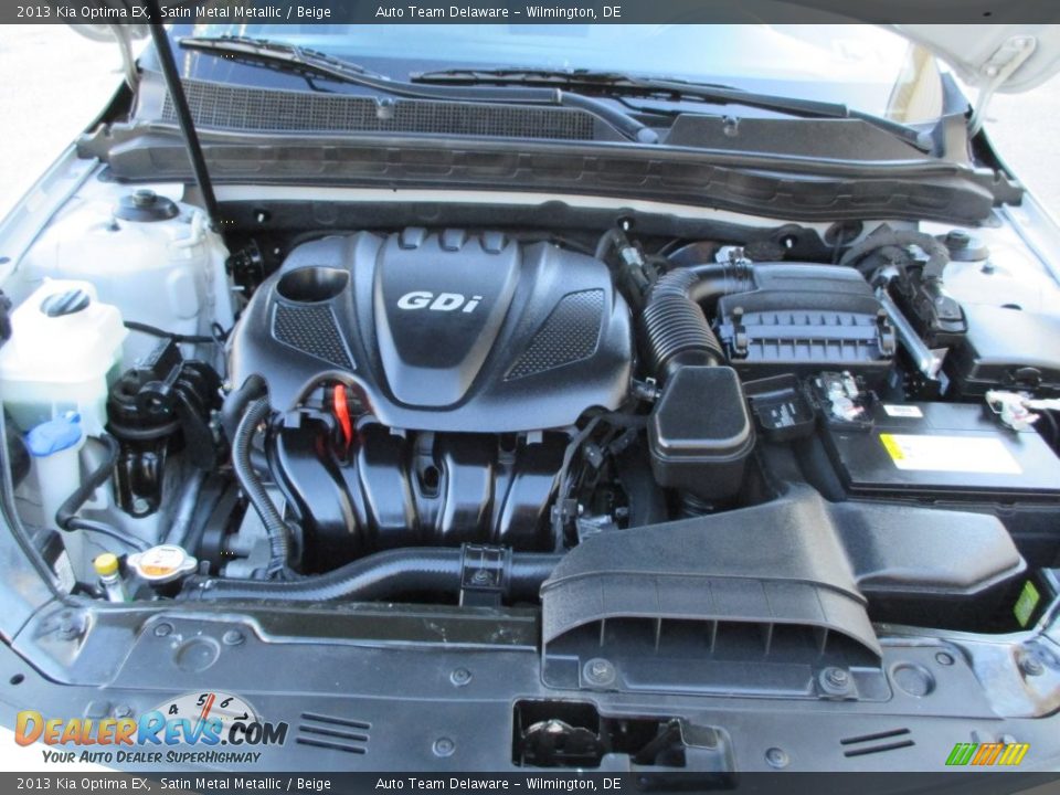 2013 Kia Optima EX Satin Metal Metallic / Beige Photo #34
