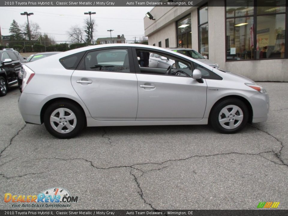 2010 Toyota Prius Hybrid II Classic Silver Metallic / Misty Gray Photo #7