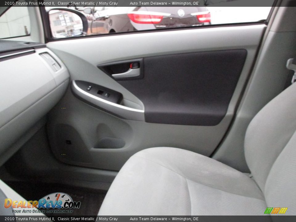2010 Toyota Prius Hybrid II Classic Silver Metallic / Misty Gray Photo #14