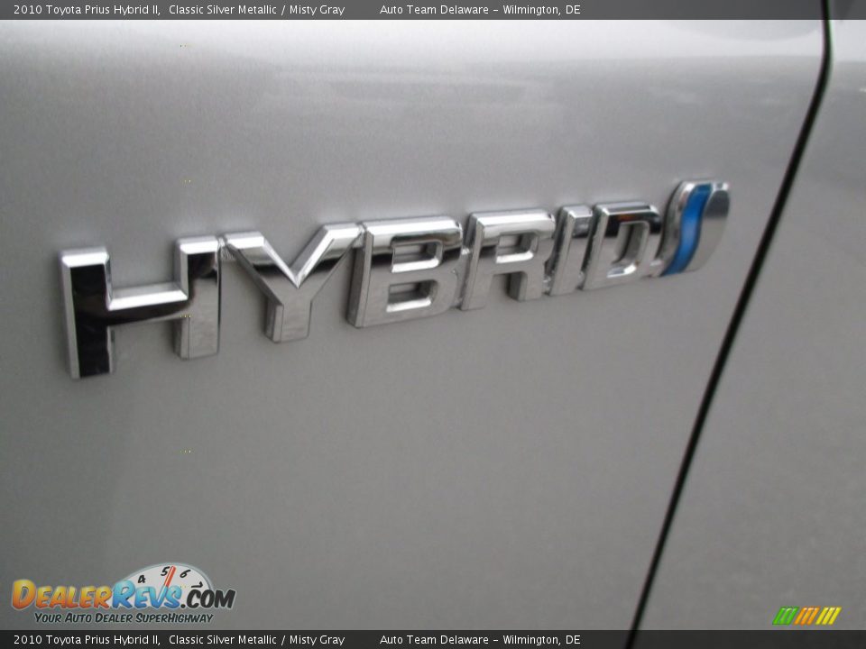 2010 Toyota Prius Hybrid II Classic Silver Metallic / Misty Gray Photo #26
