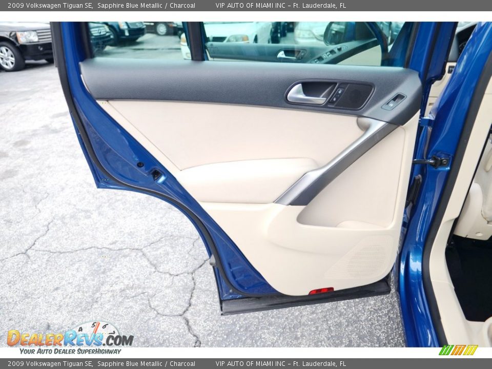 2009 Volkswagen Tiguan SE Sapphire Blue Metallic / Charcoal Photo #19