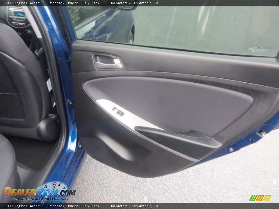2016 Hyundai Accent SE Hatchback Pacific Blue / Black Photo #15