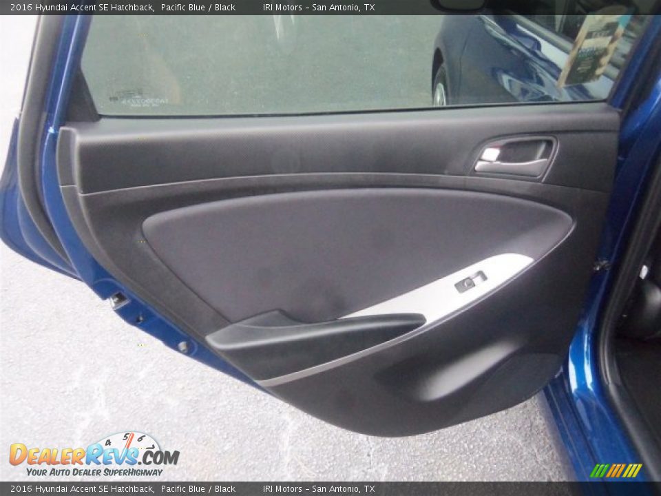 2016 Hyundai Accent SE Hatchback Pacific Blue / Black Photo #20
