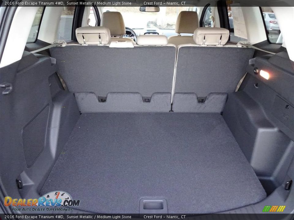 2016 Ford Escape Titanium 4WD Sunset Metallic / Medium Light Stone Photo #11