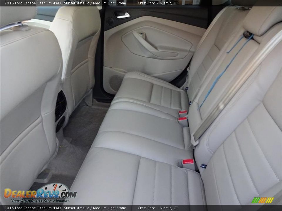 2016 Ford Escape Titanium 4WD Sunset Metallic / Medium Light Stone Photo #14
