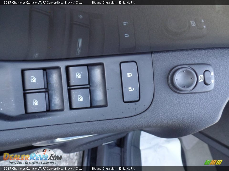 2015 Chevrolet Camaro LT/RS Convertible Black / Gray Photo #16