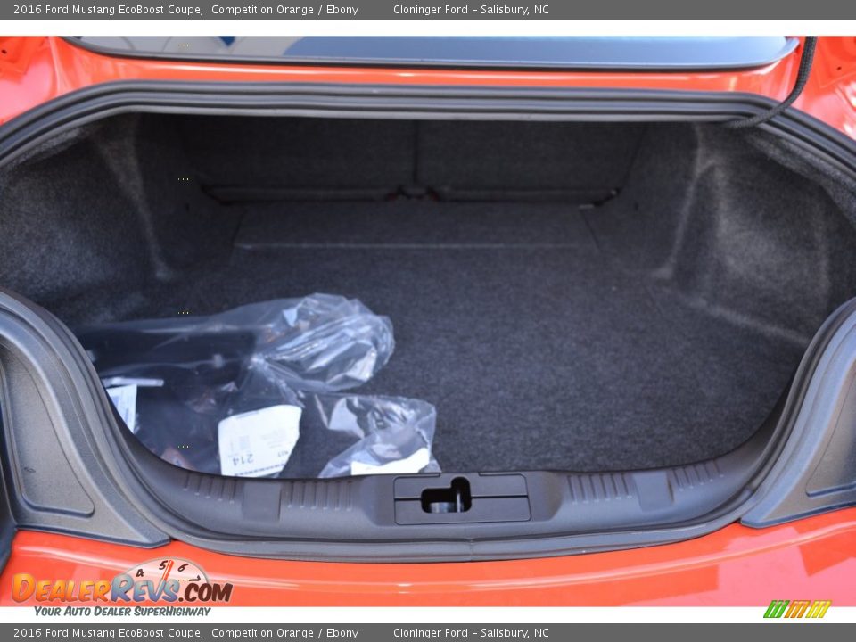 2016 Ford Mustang EcoBoost Coupe Competition Orange / Ebony Photo #9