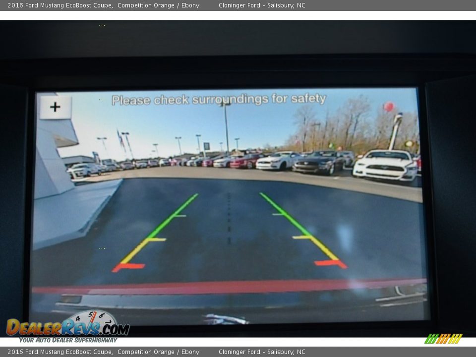 2016 Ford Mustang EcoBoost Coupe Competition Orange / Ebony Photo #13