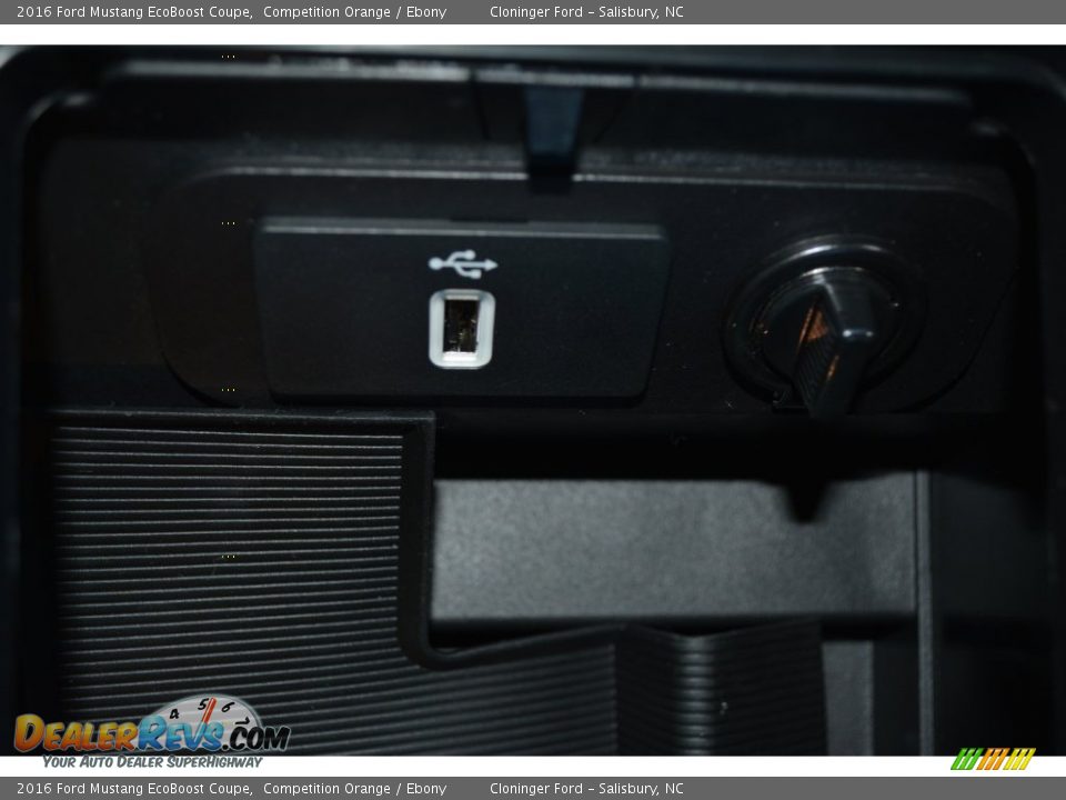 2016 Ford Mustang EcoBoost Coupe Competition Orange / Ebony Photo #14