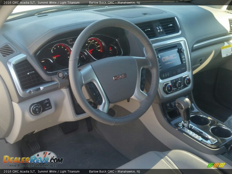 2016 GMC Acadia SLT Summit White / Light Titanium Photo #7