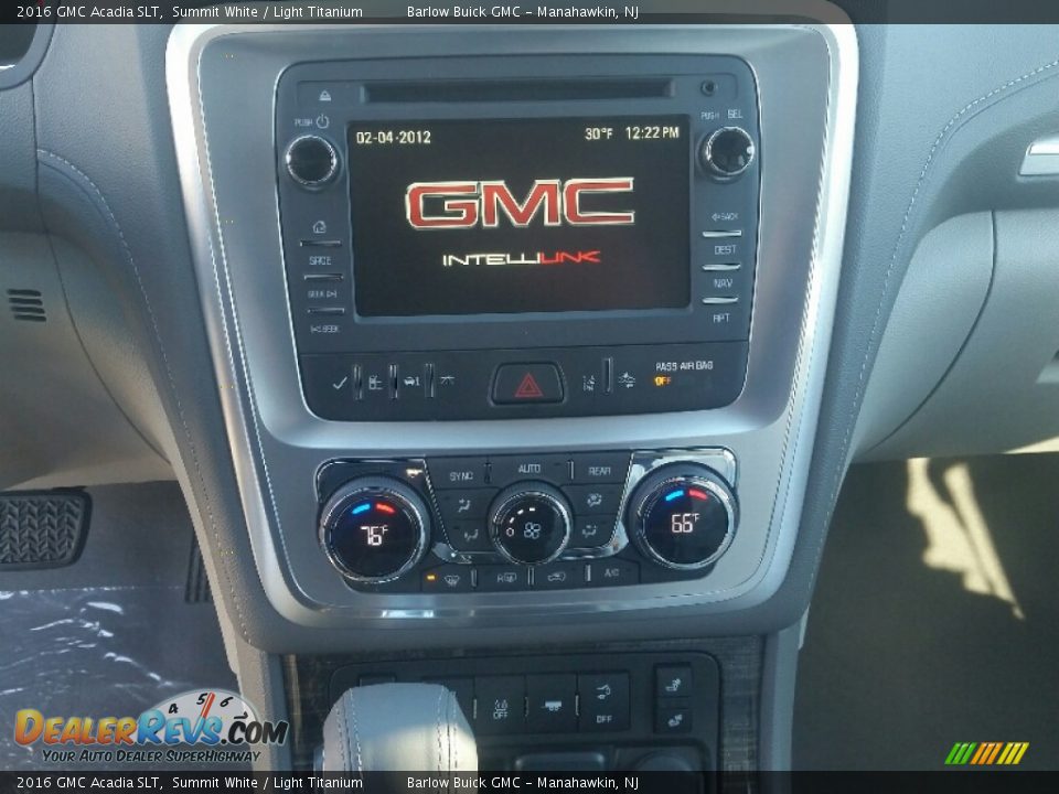 2016 GMC Acadia SLT Summit White / Light Titanium Photo #8