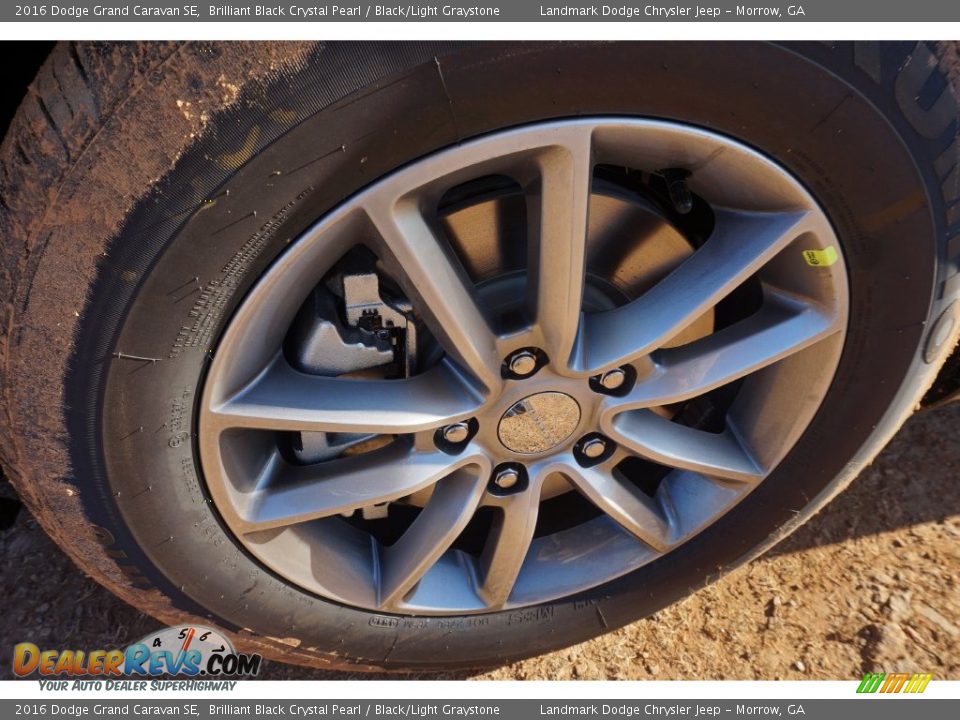 2016 Dodge Grand Caravan SE Brilliant Black Crystal Pearl / Black/Light Graystone Photo #5