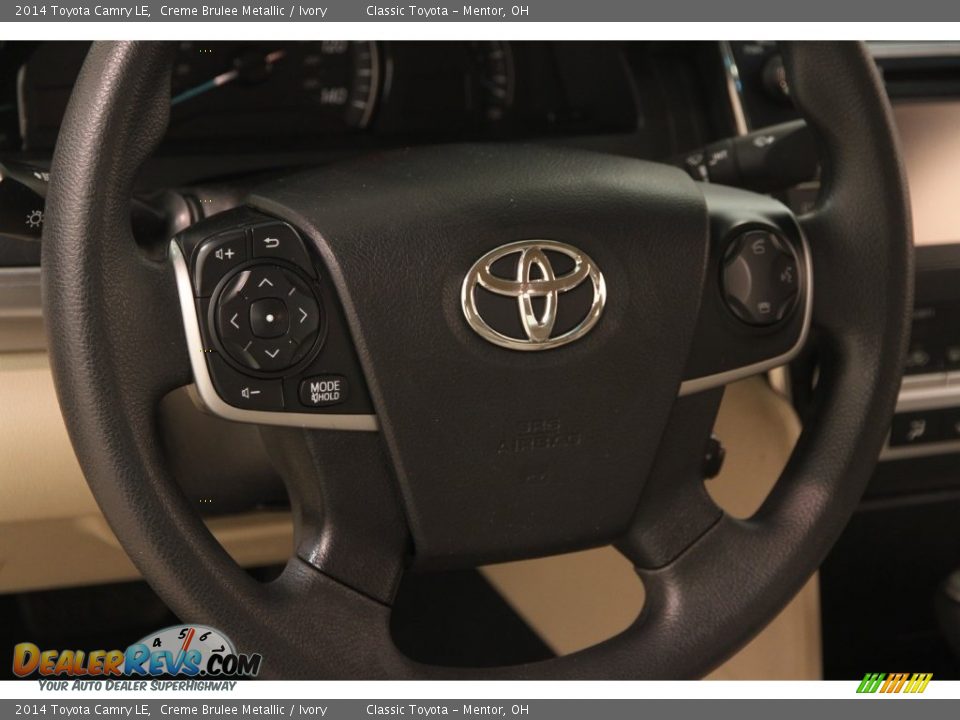 2014 Toyota Camry LE Creme Brulee Metallic / Ivory Photo #6