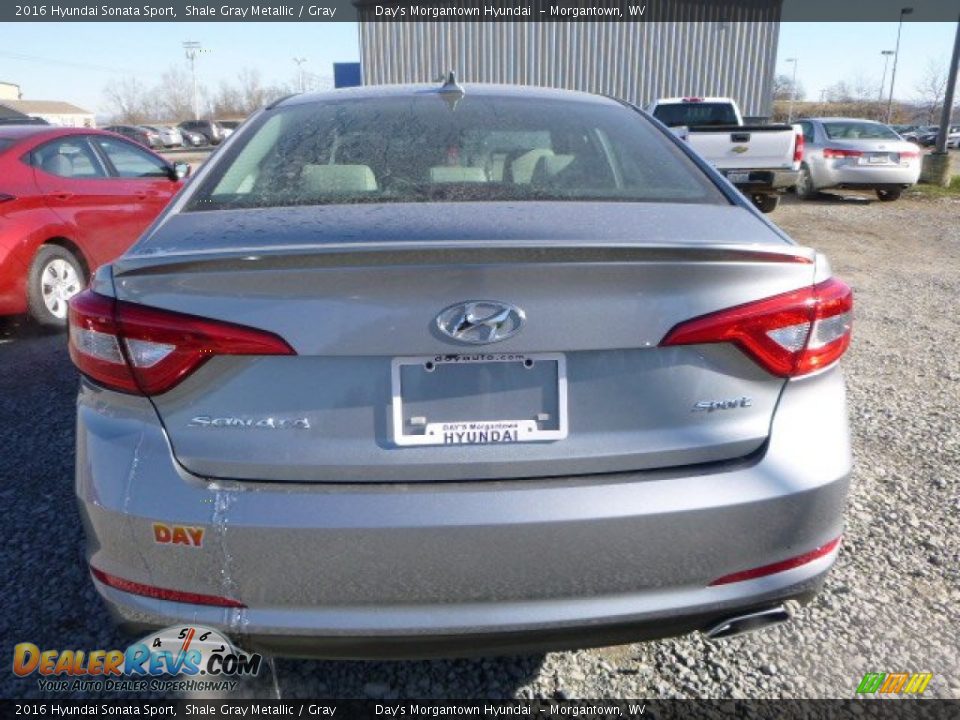 2016 Hyundai Sonata Sport Shale Gray Metallic / Gray Photo #9