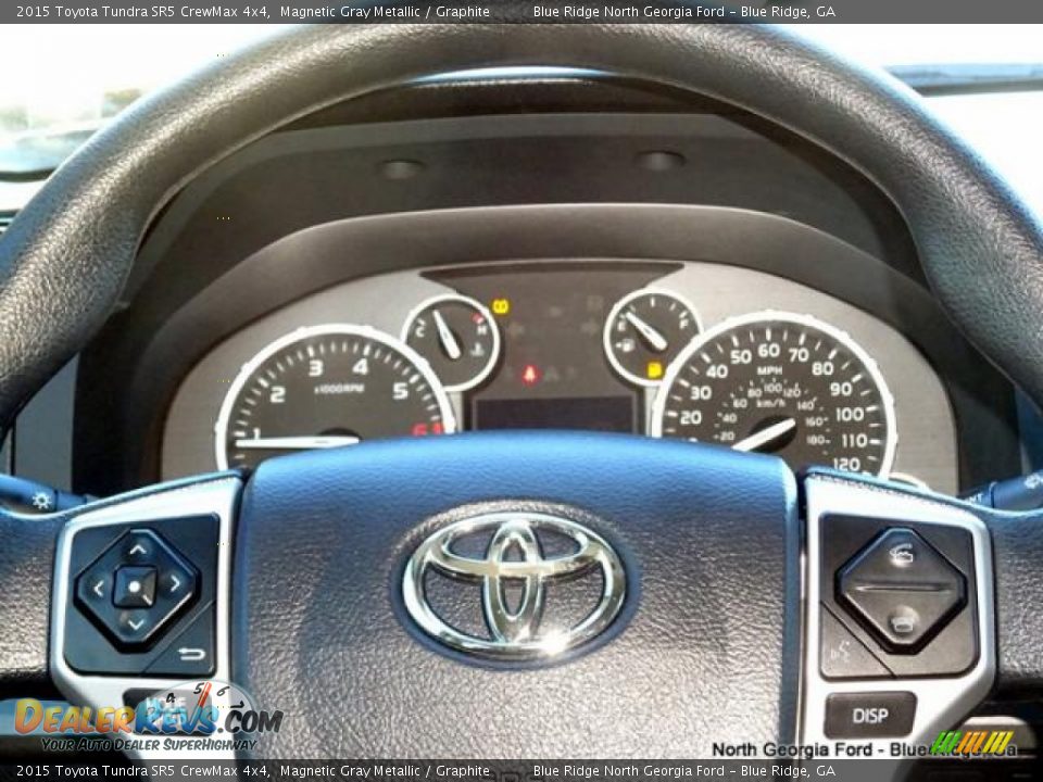 2015 Toyota Tundra SR5 CrewMax 4x4 Magnetic Gray Metallic / Graphite Photo #19