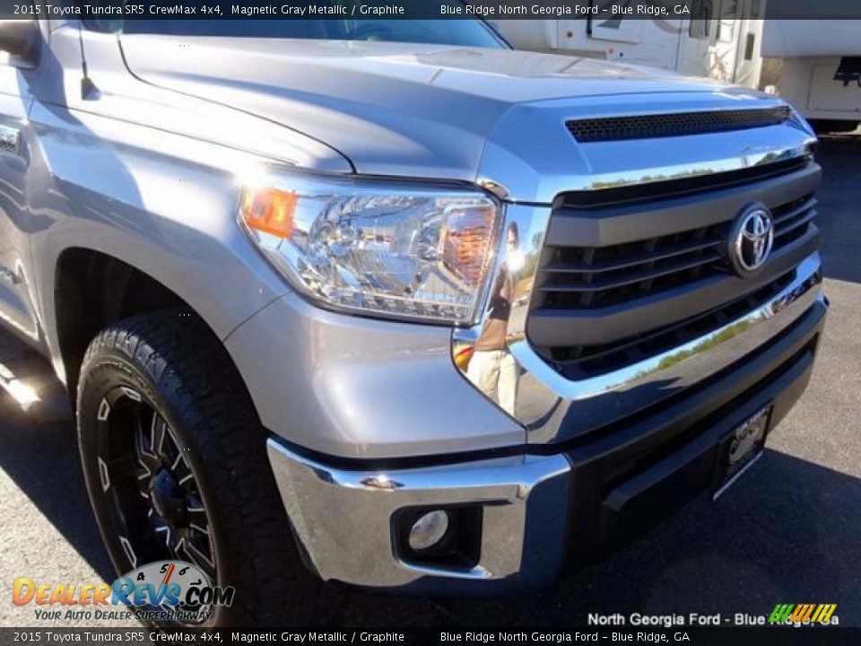 2015 Toyota Tundra SR5 CrewMax 4x4 Magnetic Gray Metallic / Graphite Photo #34