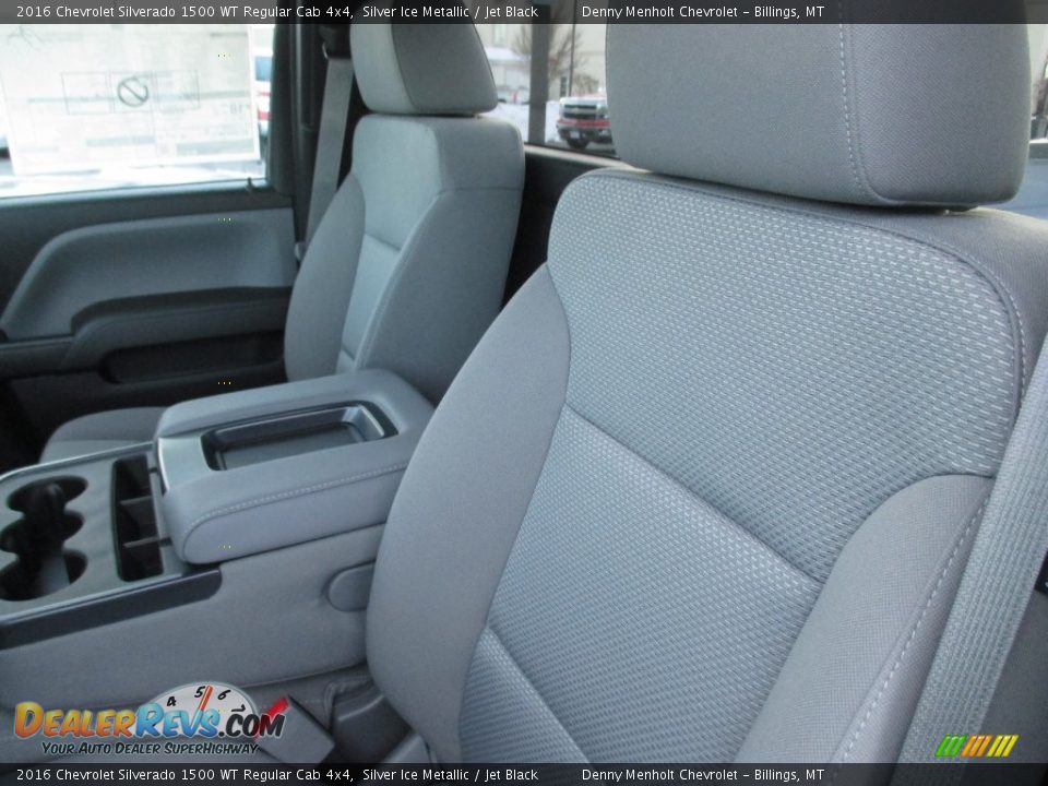 2016 Chevrolet Silverado 1500 WT Regular Cab 4x4 Silver Ice Metallic / Jet Black Photo #9