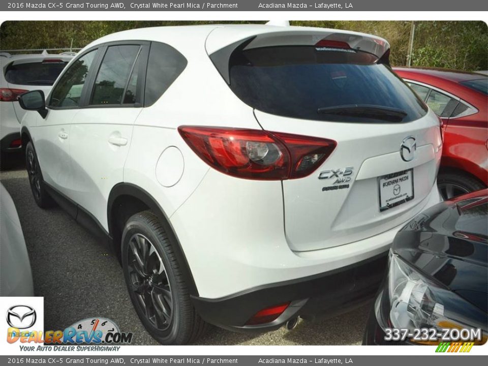 2016 Mazda CX-5 Grand Touring AWD Crystal White Pearl Mica / Parchment Photo #3