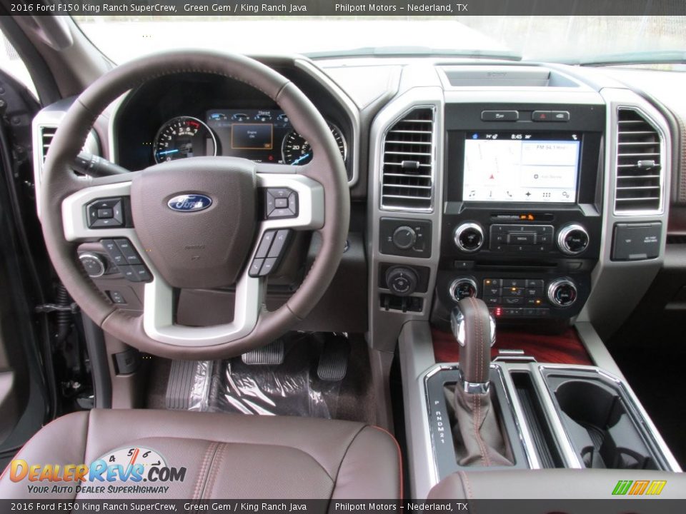 Dashboard of 2016 Ford F150 King Ranch SuperCrew Photo #24