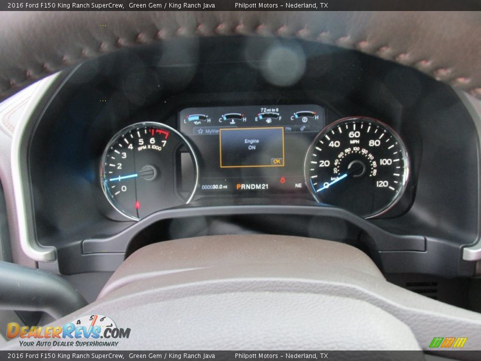 2016 Ford F150 King Ranch SuperCrew Gauges Photo #35