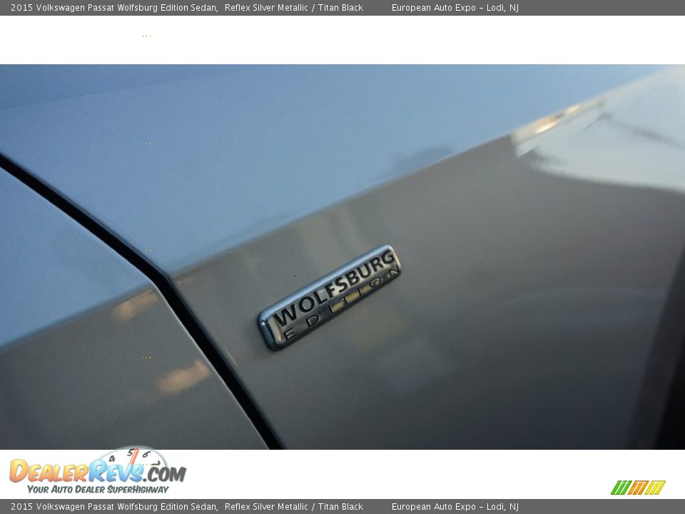 2015 Volkswagen Passat Wolfsburg Edition Sedan Reflex Silver Metallic / Titan Black Photo #33
