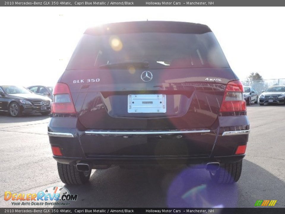 2010 Mercedes-Benz GLK 350 4Matic Capri Blue Metallic / Almond/Black Photo #4