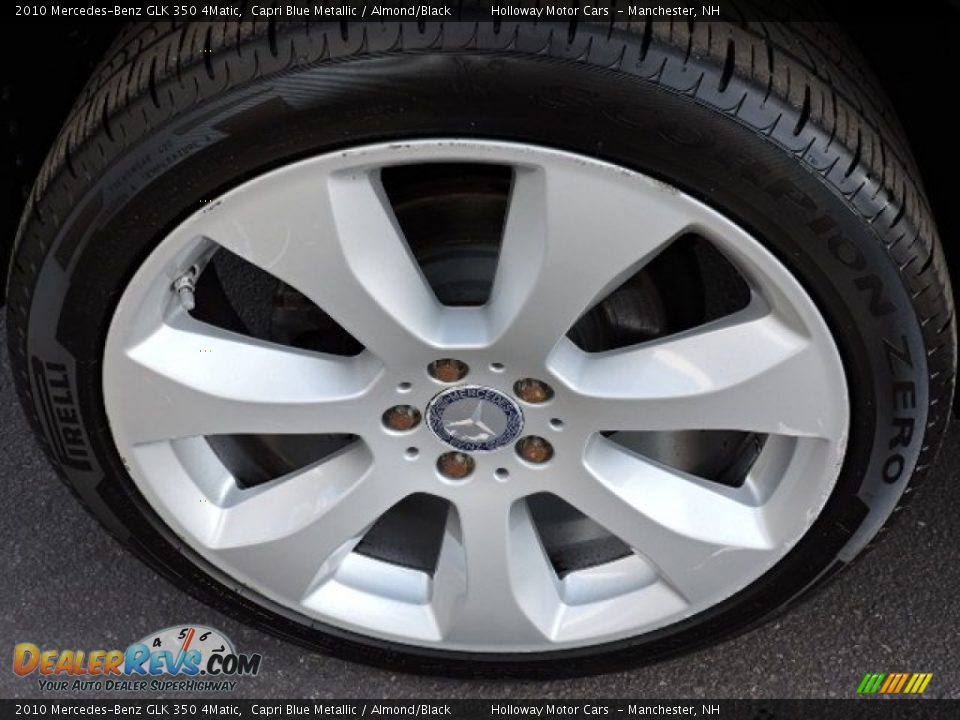2010 Mercedes-Benz GLK 350 4Matic Capri Blue Metallic / Almond/Black Photo #5