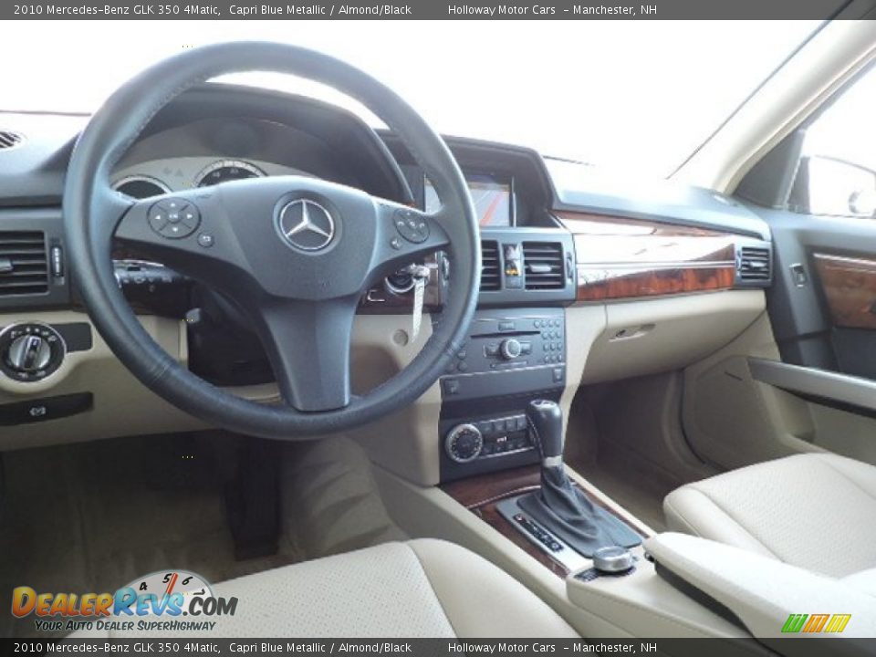 2010 Mercedes-Benz GLK 350 4Matic Capri Blue Metallic / Almond/Black Photo #9