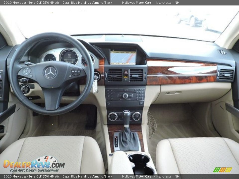 2010 Mercedes-Benz GLK 350 4Matic Capri Blue Metallic / Almond/Black Photo #10