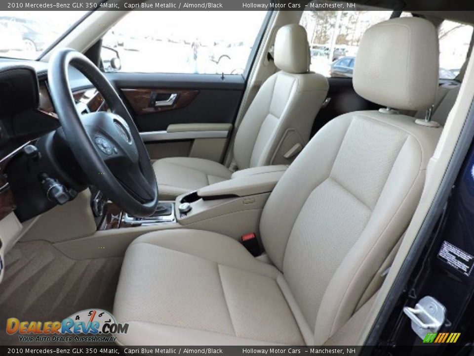 2010 Mercedes-Benz GLK 350 4Matic Capri Blue Metallic / Almond/Black Photo #14
