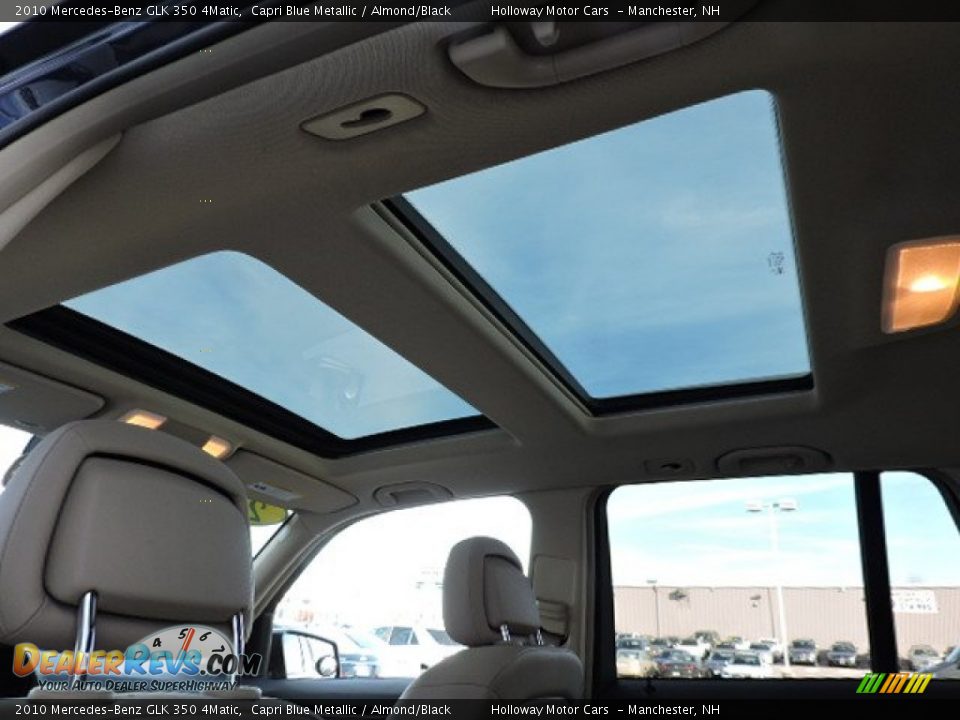 2010 Mercedes-Benz GLK 350 4Matic Capri Blue Metallic / Almond/Black Photo #15