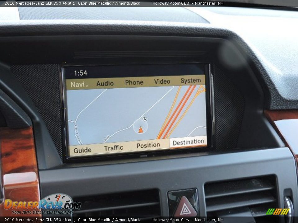 2010 Mercedes-Benz GLK 350 4Matic Capri Blue Metallic / Almond/Black Photo #16