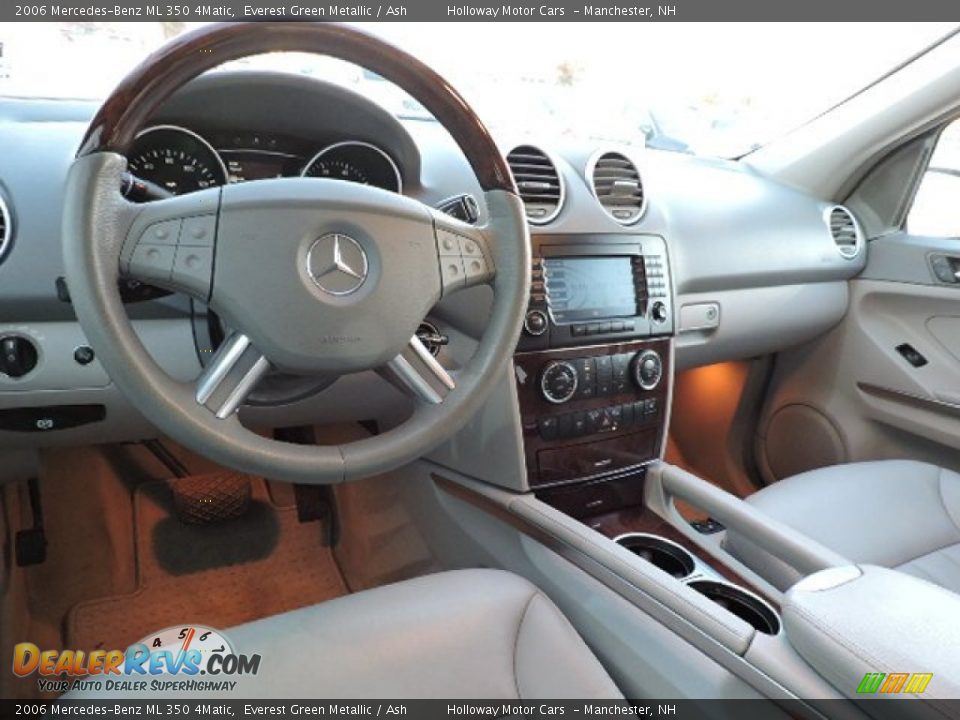 2006 Mercedes-Benz ML 350 4Matic Everest Green Metallic / Ash Photo #9
