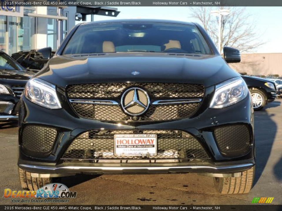 2016 Mercedes-Benz GLE 450 AMG 4Matic Coupe Black / Saddle Brown/Black Photo #2