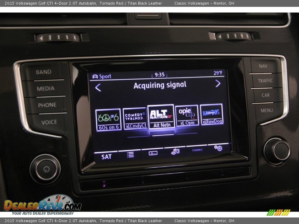 2015 Volkswagen Golf GTI 4-Door 2.0T Autobahn Tornado Red / Titan Black Leather Photo #9