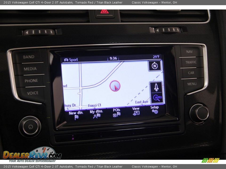 2015 Volkswagen Golf GTI 4-Door 2.0T Autobahn Tornado Red / Titan Black Leather Photo #11