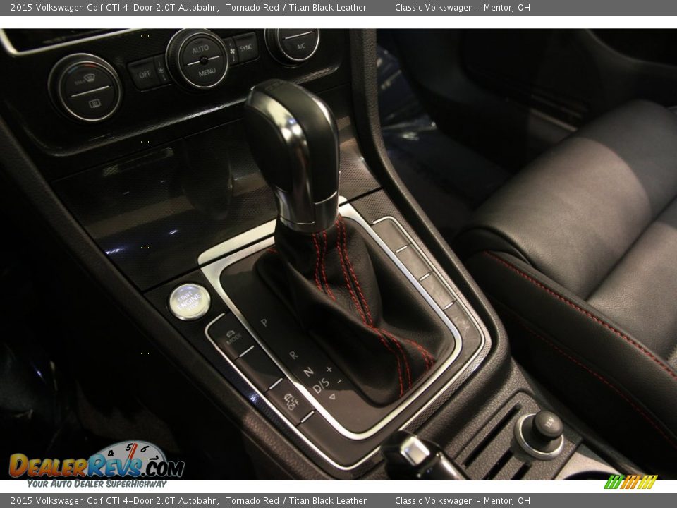 2015 Volkswagen Golf GTI 4-Door 2.0T Autobahn Tornado Red / Titan Black Leather Photo #12