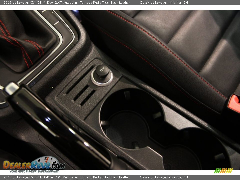 2015 Volkswagen Golf GTI 4-Door 2.0T Autobahn Tornado Red / Titan Black Leather Photo #13
