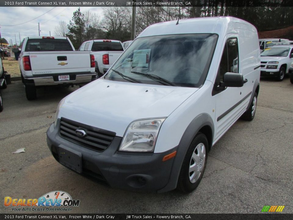 2013 Ford Transit Connect XL Van Frozen White / Dark Gray Photo #2