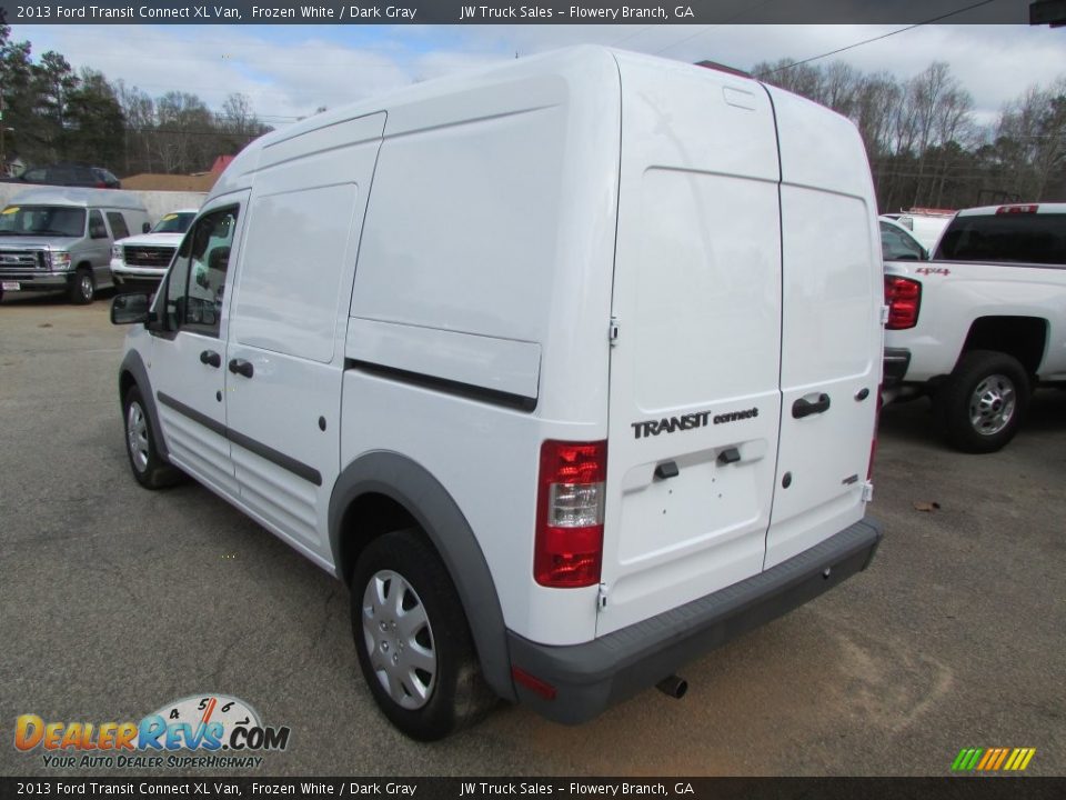 2013 Ford Transit Connect XL Van Frozen White / Dark Gray Photo #4