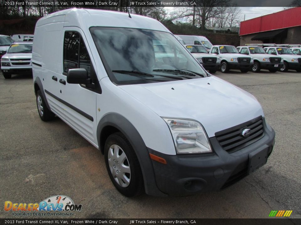 2013 Ford Transit Connect XL Van Frozen White / Dark Gray Photo #5