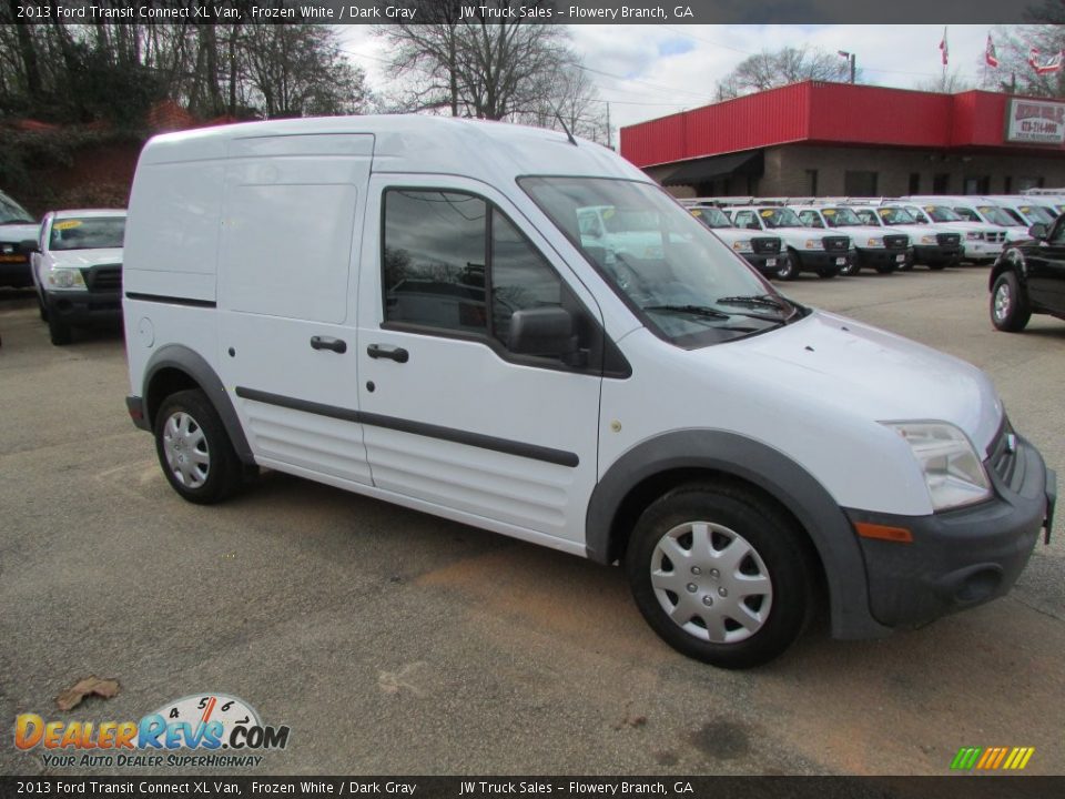 2013 Ford Transit Connect XL Van Frozen White / Dark Gray Photo #6