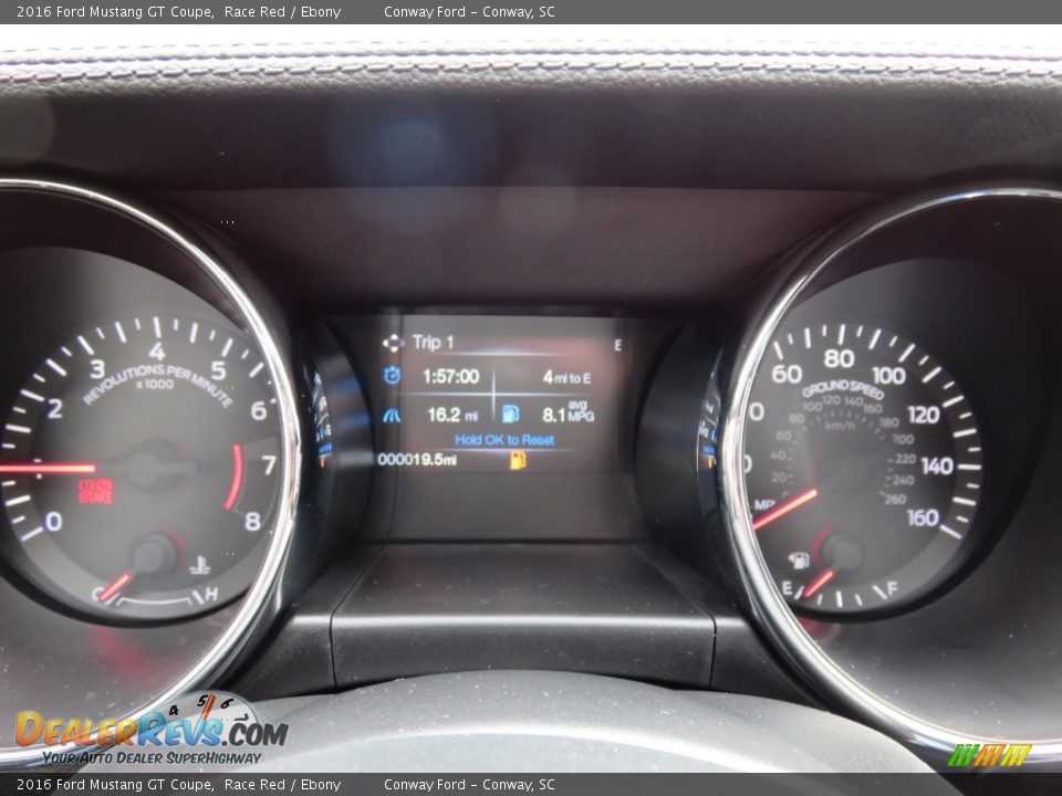 2016 Ford Mustang GT Coupe Race Red / Ebony Photo #25