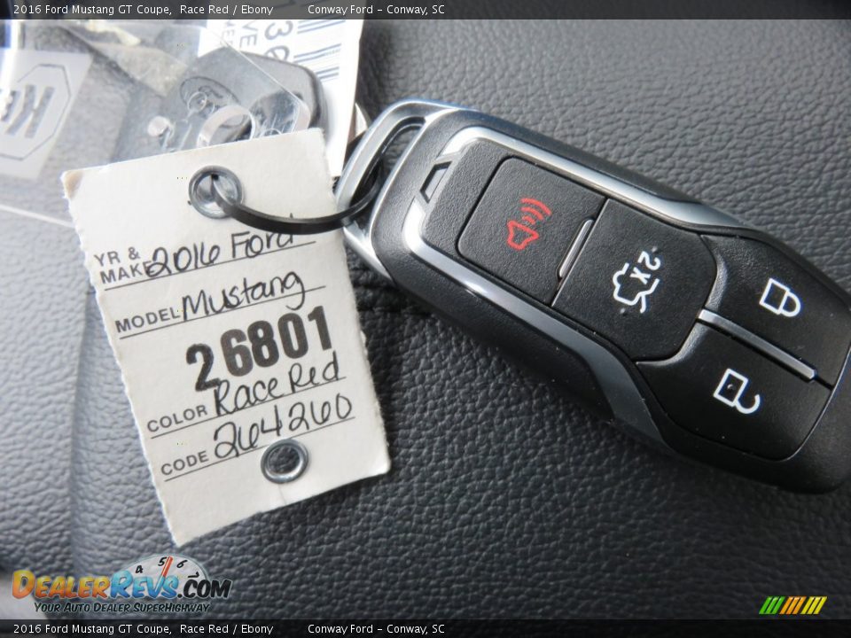 2016 Ford Mustang GT Coupe Race Red / Ebony Photo #28