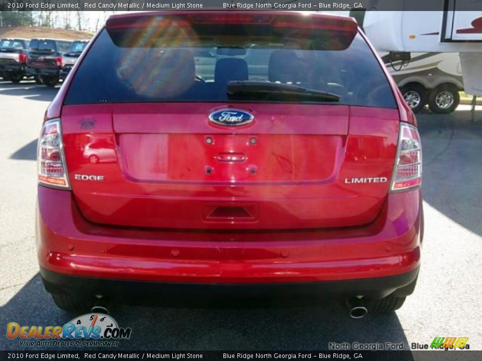 2010 Ford Edge Limited Red Candy Metallic / Medium Light Stone Photo #4