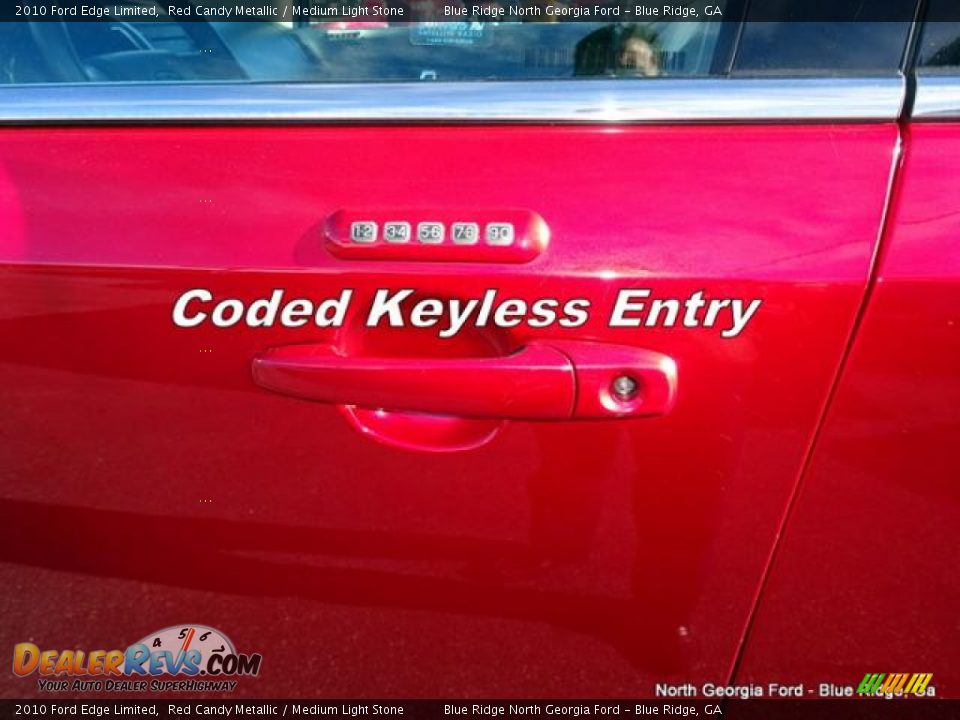 2010 Ford Edge Limited Red Candy Metallic / Medium Light Stone Photo #27
