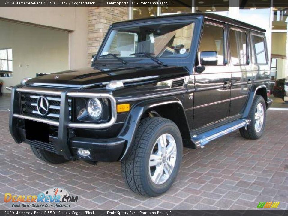 2009 Mercedes-Benz G 550 Black / Cognac/Black Photo #1