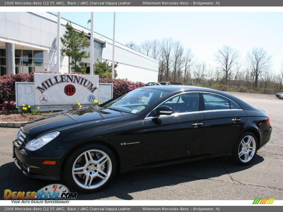 2006 Mercedes-Benz CLS 55 AMG Black / AMG Charcoal Nappa Leather Photo #1
